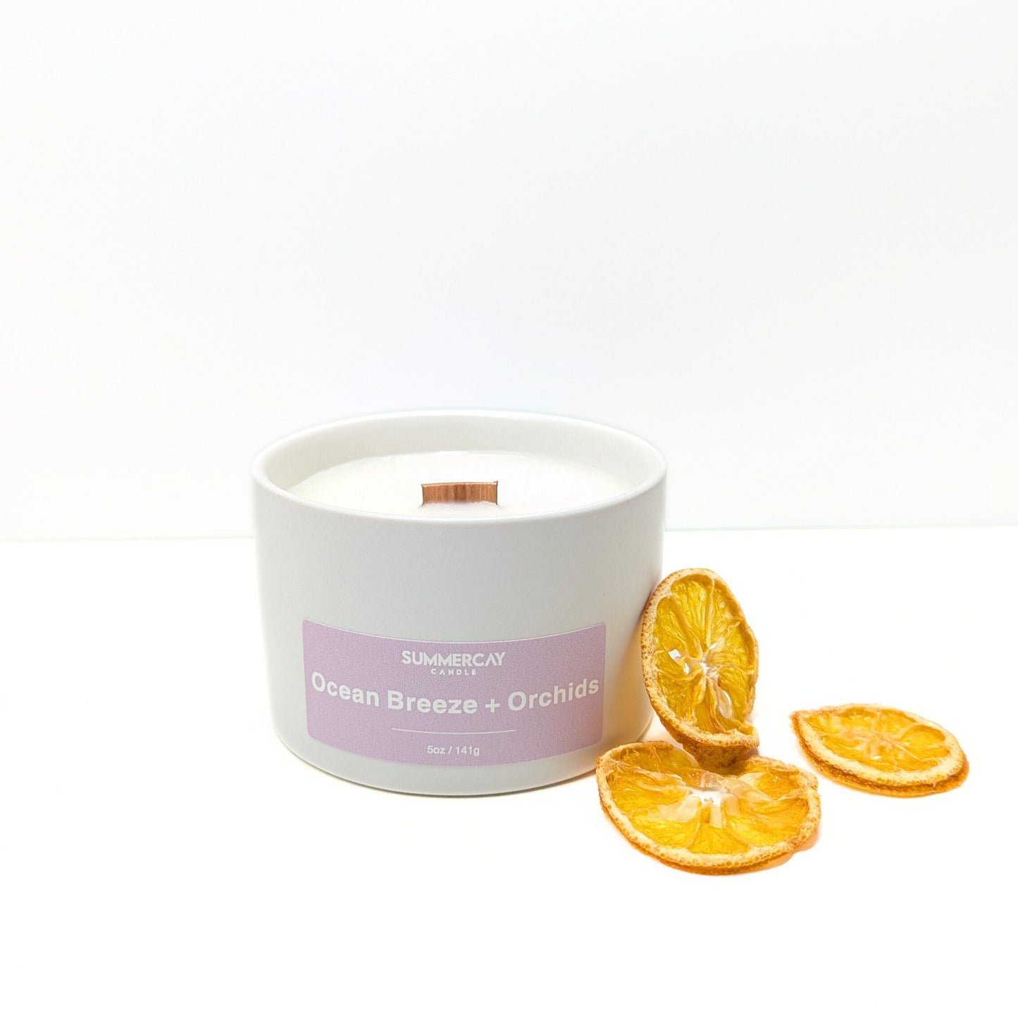 Ocean Breeze + Orchids Nordic Mini Candle