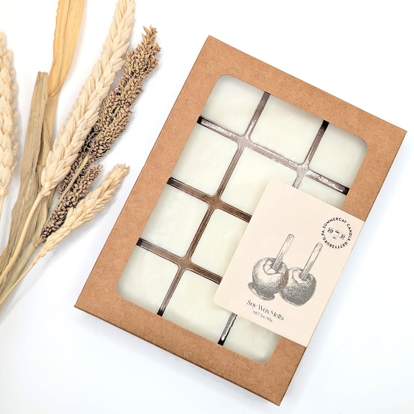 Autumn Fair Wax Melts, Caramel Apple Scent, SummerCay