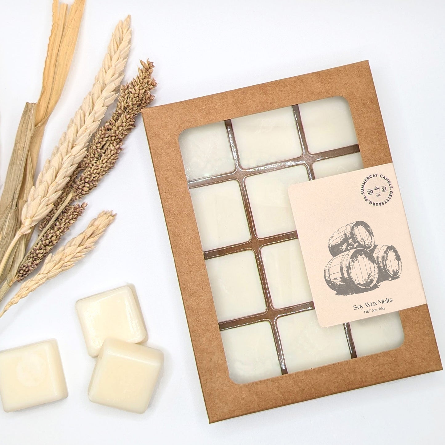 Rustic Apple Bourbon Soy Wax Melts, Sweet Fragrance, SummerCay