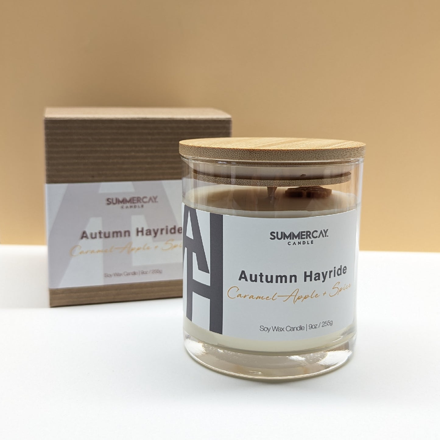 Autumn Hayride Candle, Caramel Apple Scen, SummerCay