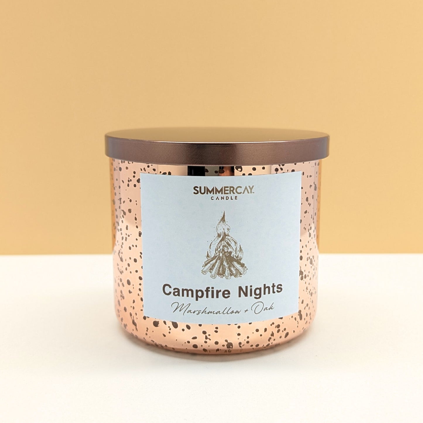 Campfire Nights Soy Candle, Sweet Marshmallow, SummerCay