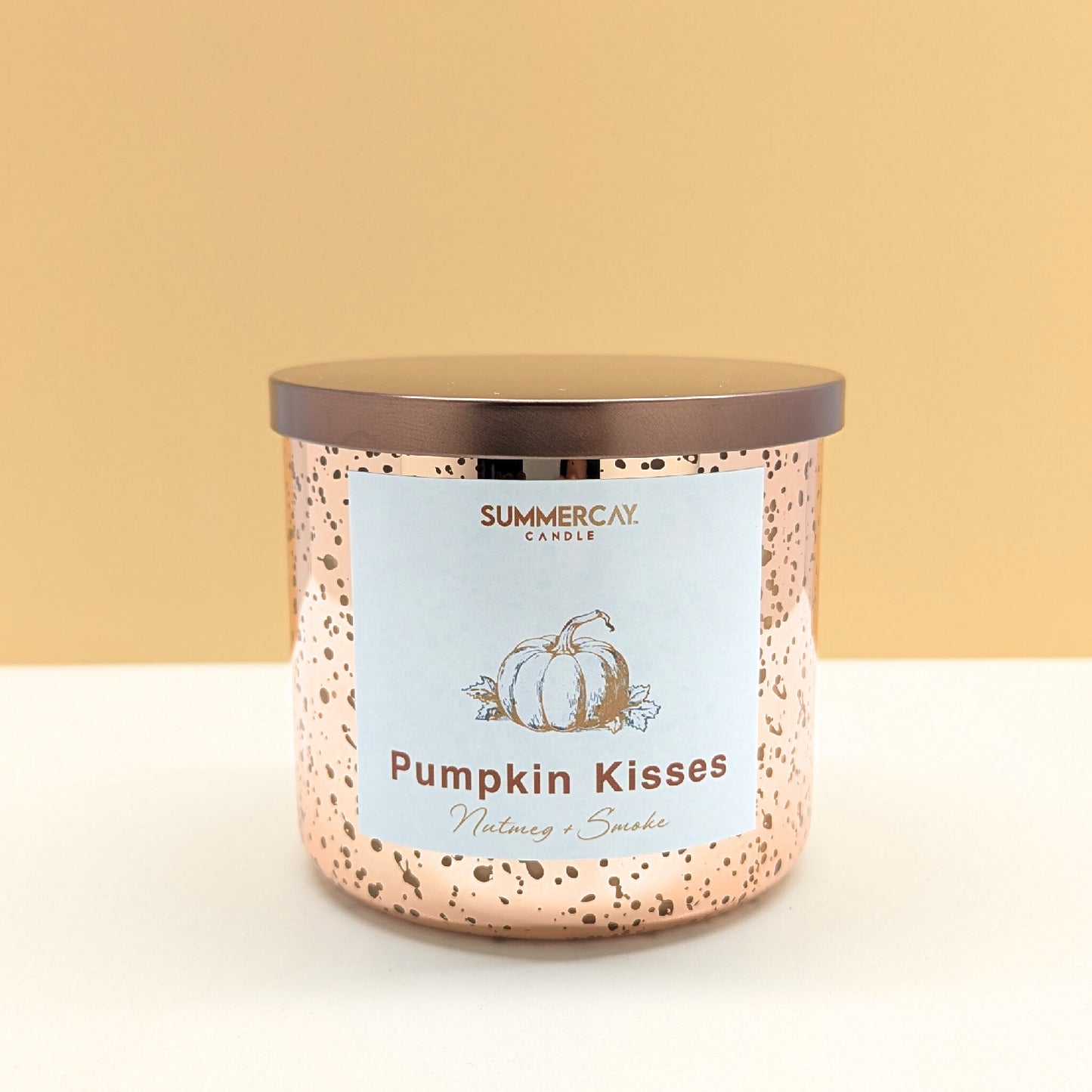 Pumpkin Kisses 2-Wick Candle, Cozy Autumn Spice, SummerCay