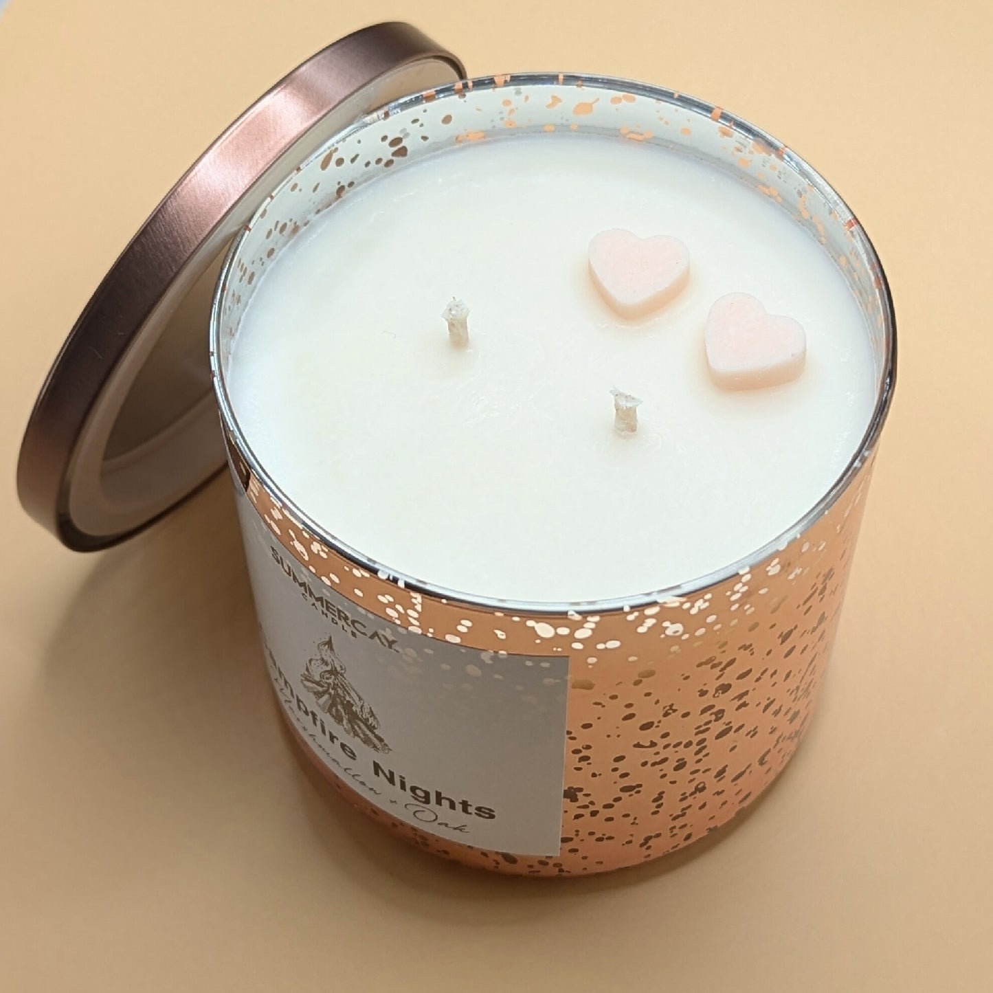 Campfire Nights Soy Candle, Sweet Marshmallow, SummerCay