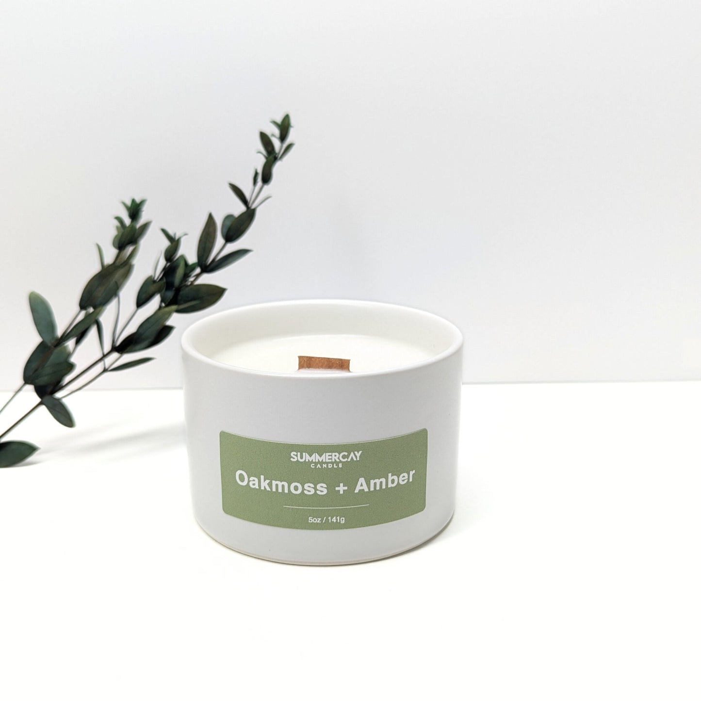 Oakmoss + Amber Nordic Mini Candle