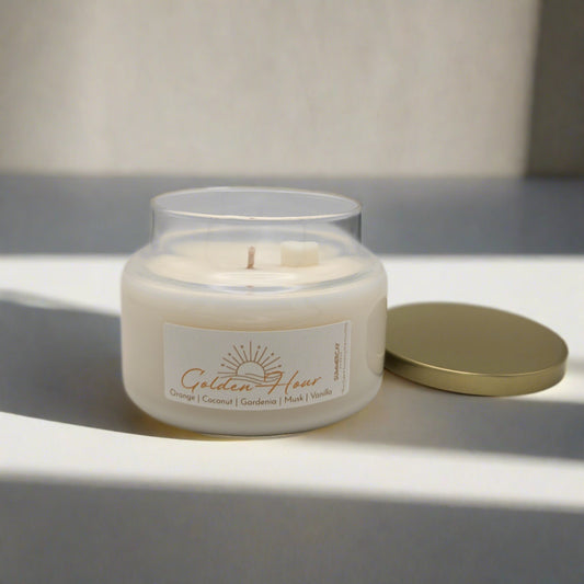 Golden Hour Soy Wax Candle, Citrus, Coconut Bliss, SummerCay