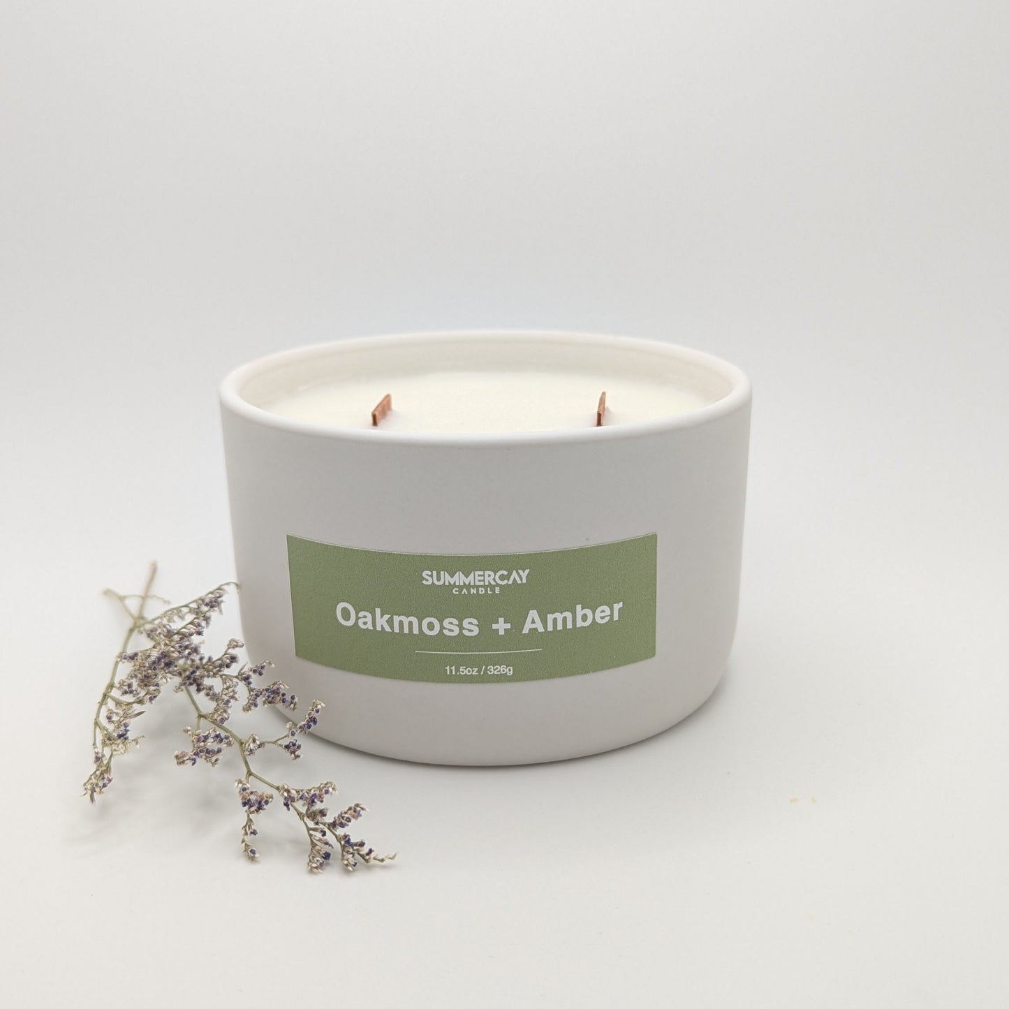 Oakmoss + Amber Nordic Candle