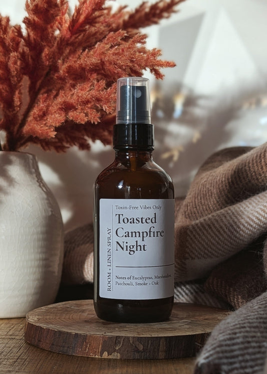 Toasted Campfire Night Room + Linen Spray