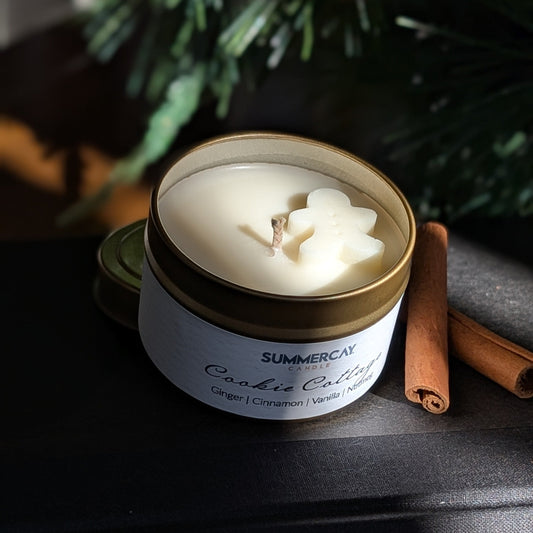 Mini Gold Tin Candle