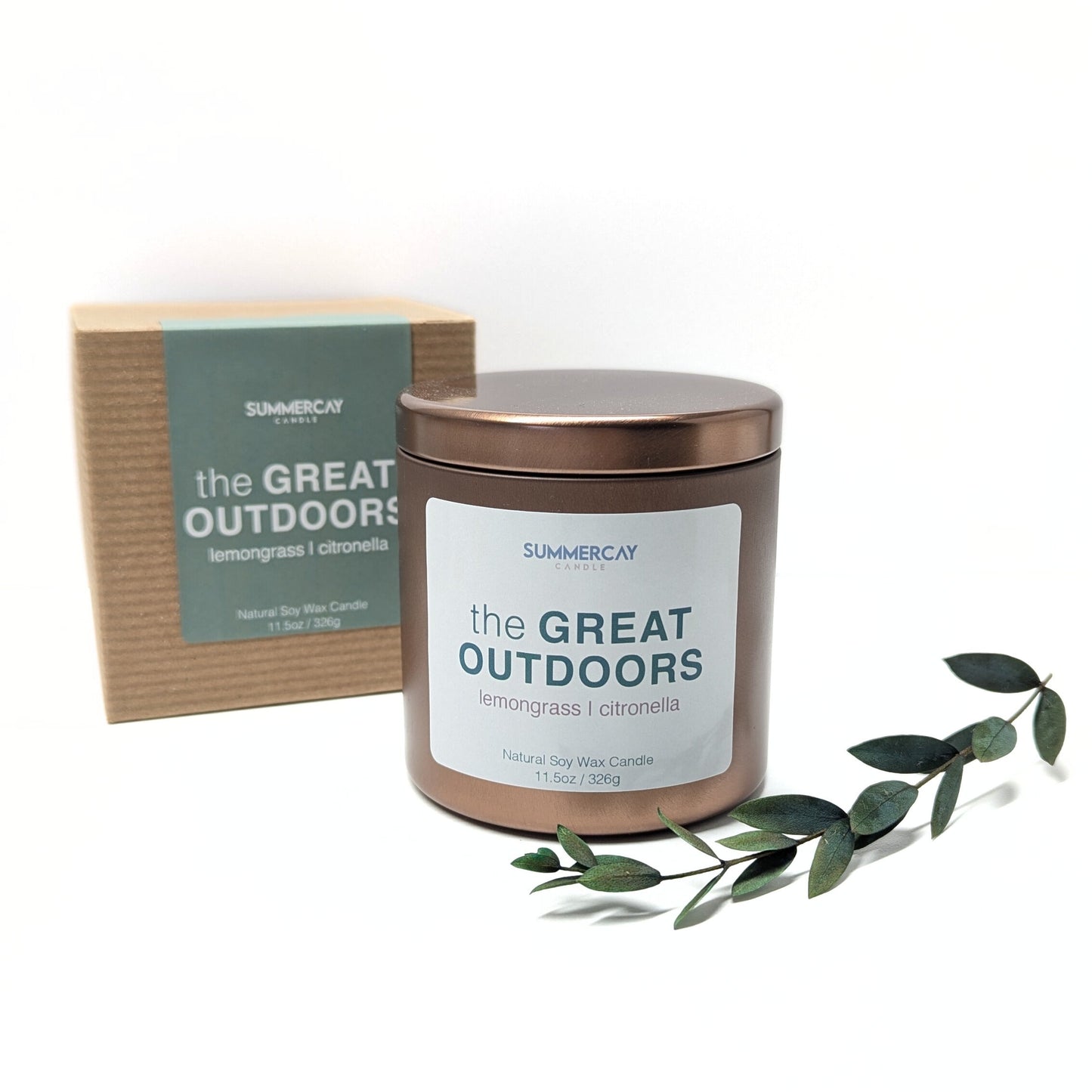 the Great Outdoors Wood Wick Candle