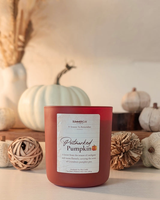 Postmarked Pumpkin 13oz Candle