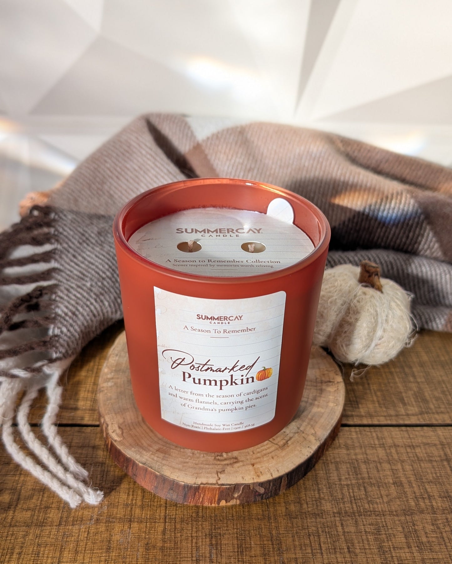 Postmarked Pumpkin 13oz Candle