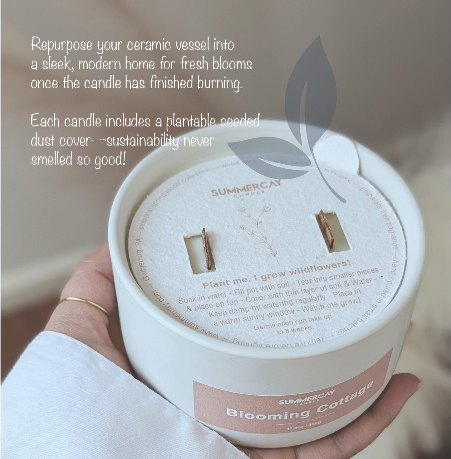 Ocean Breeze + Orchids Nordic Mini Candle