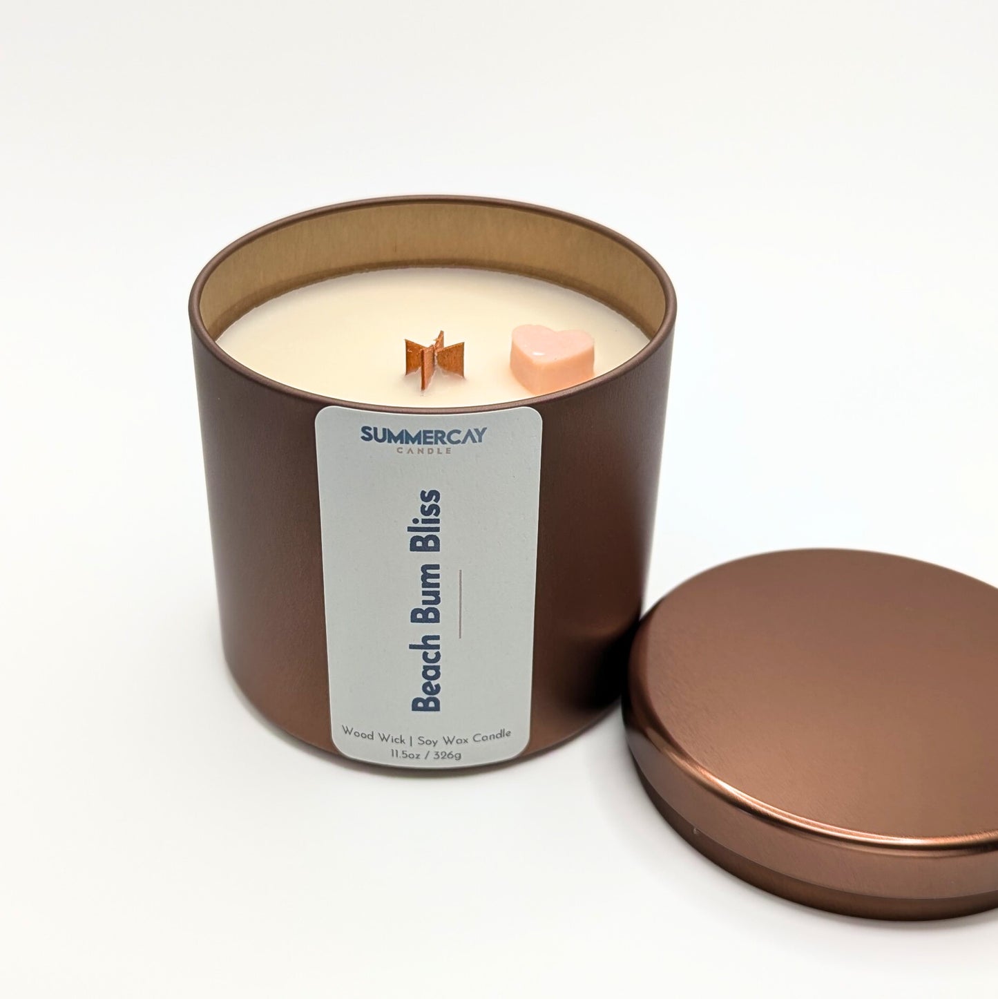 Beach Bum Bliss Wood Wick Candle