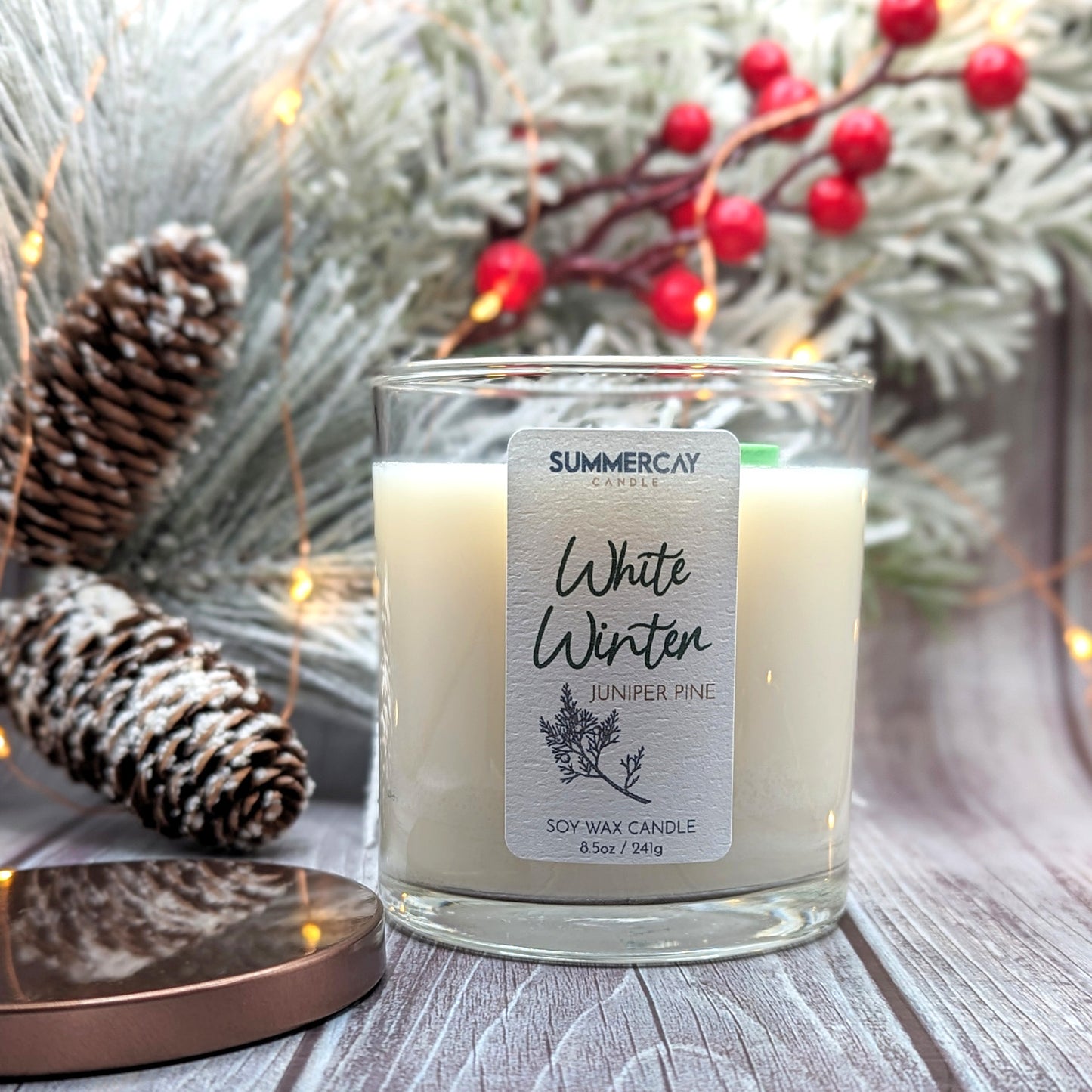 White Winter (Juniper Pine) Candle - SummerCay Candle