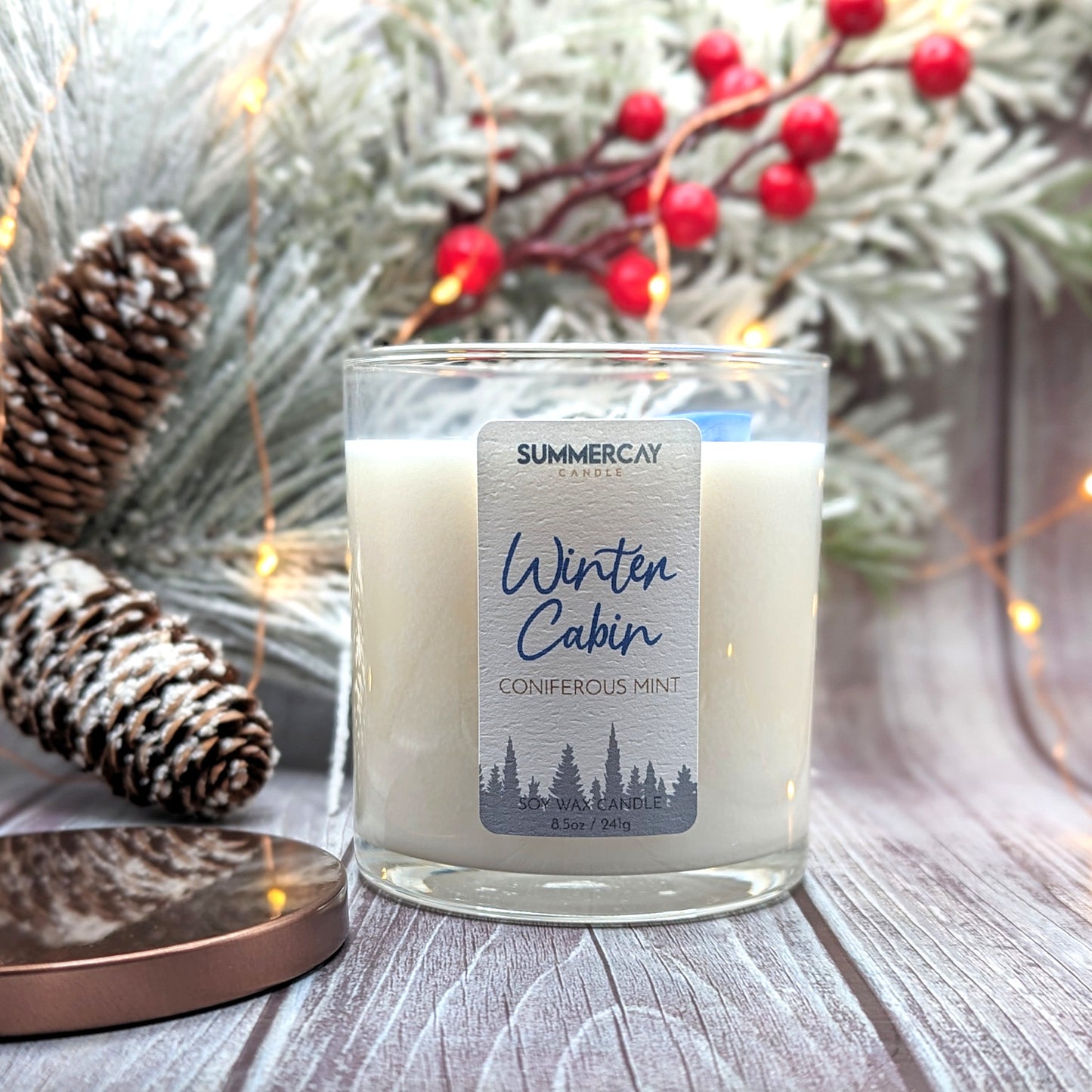 Winter Cabin (Coniferous Mint) Candle - SummerCay Candle