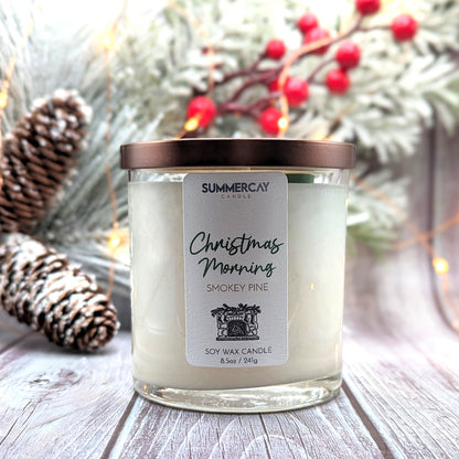 Christmas Morning (Smokey Pine) Candle - SummerCay Candle