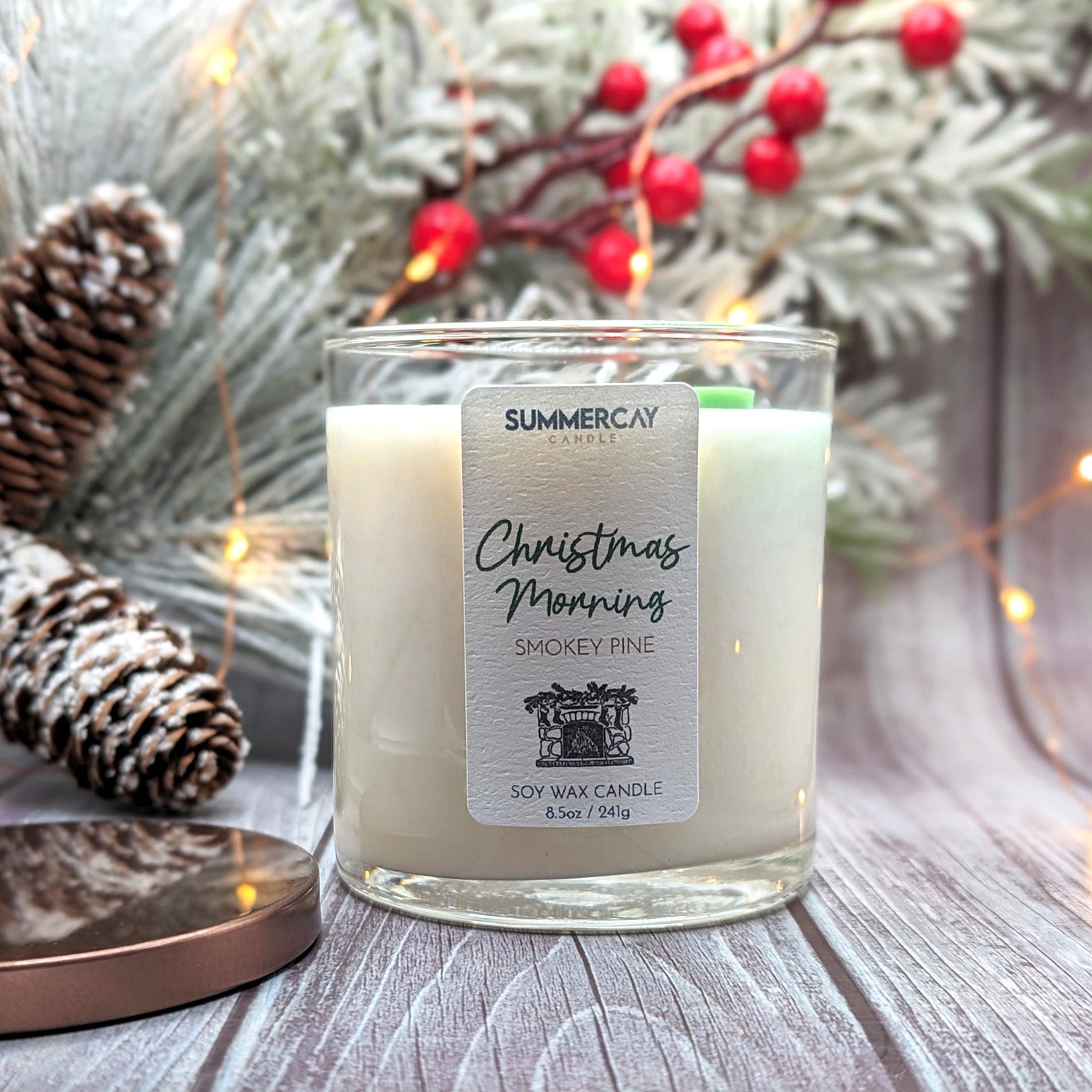 Christmas Morning (Smokey Pine) Candle - SummerCay Candle