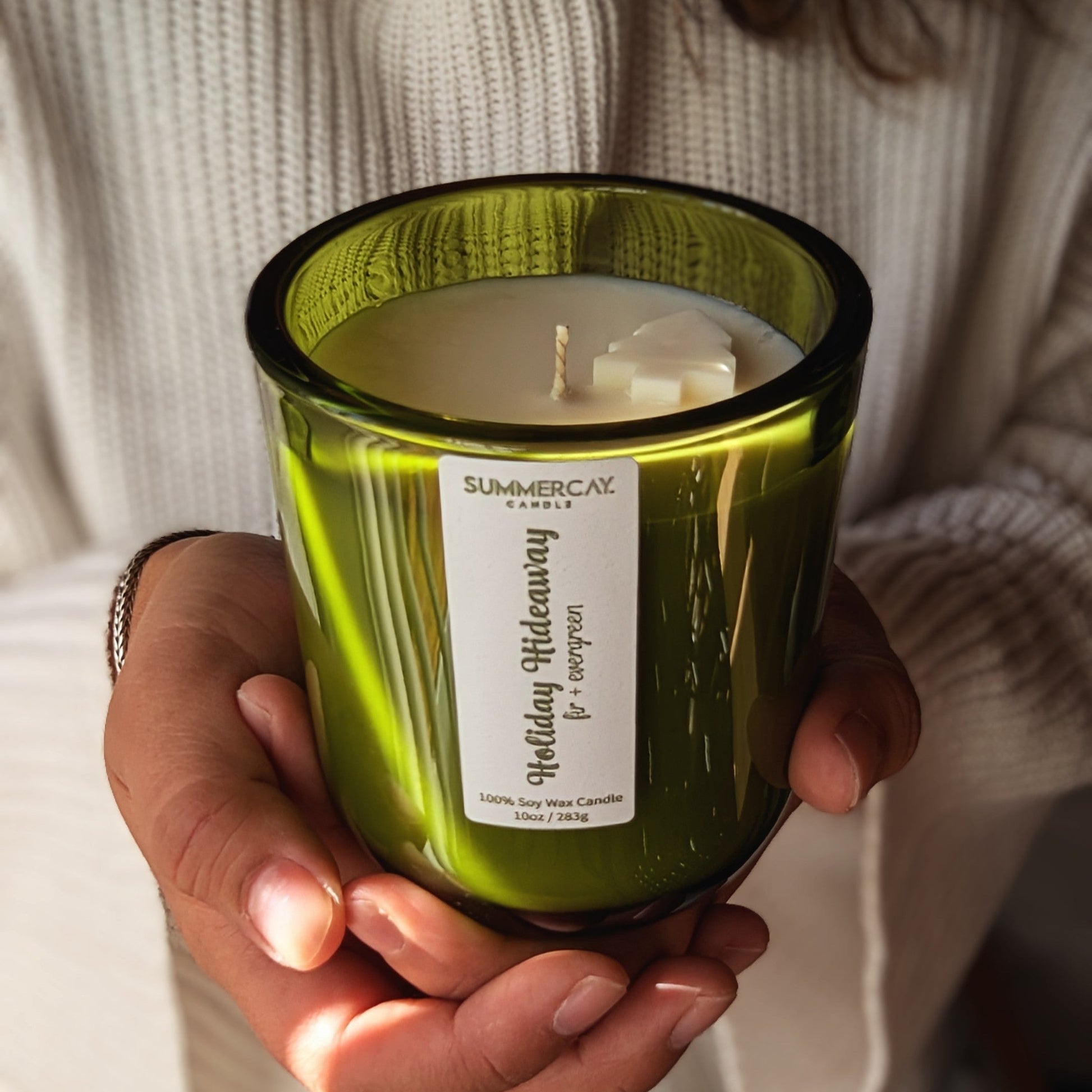 Holiday Hideaway Candle, Fraser Fir Escape, SummerCay