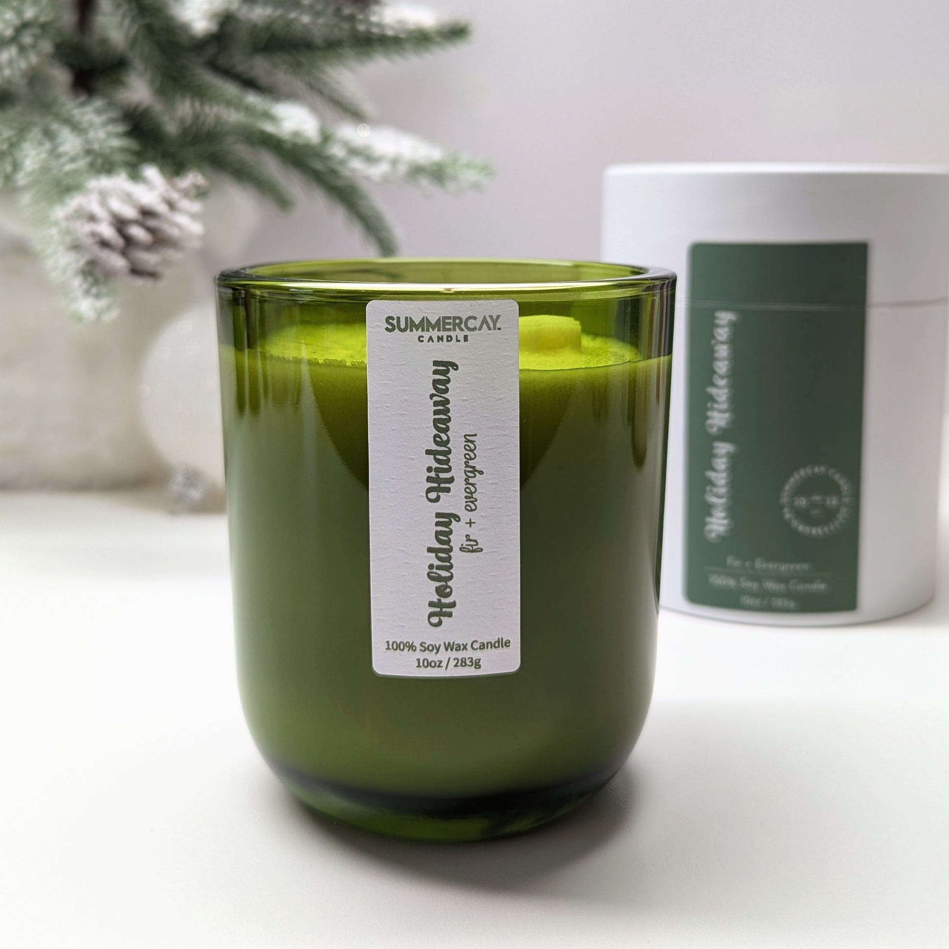 Holiday Hideaway Candle, Fraser Fir Escape, SummerCay