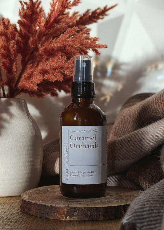 Caramel Orchards Room + Linen Spray