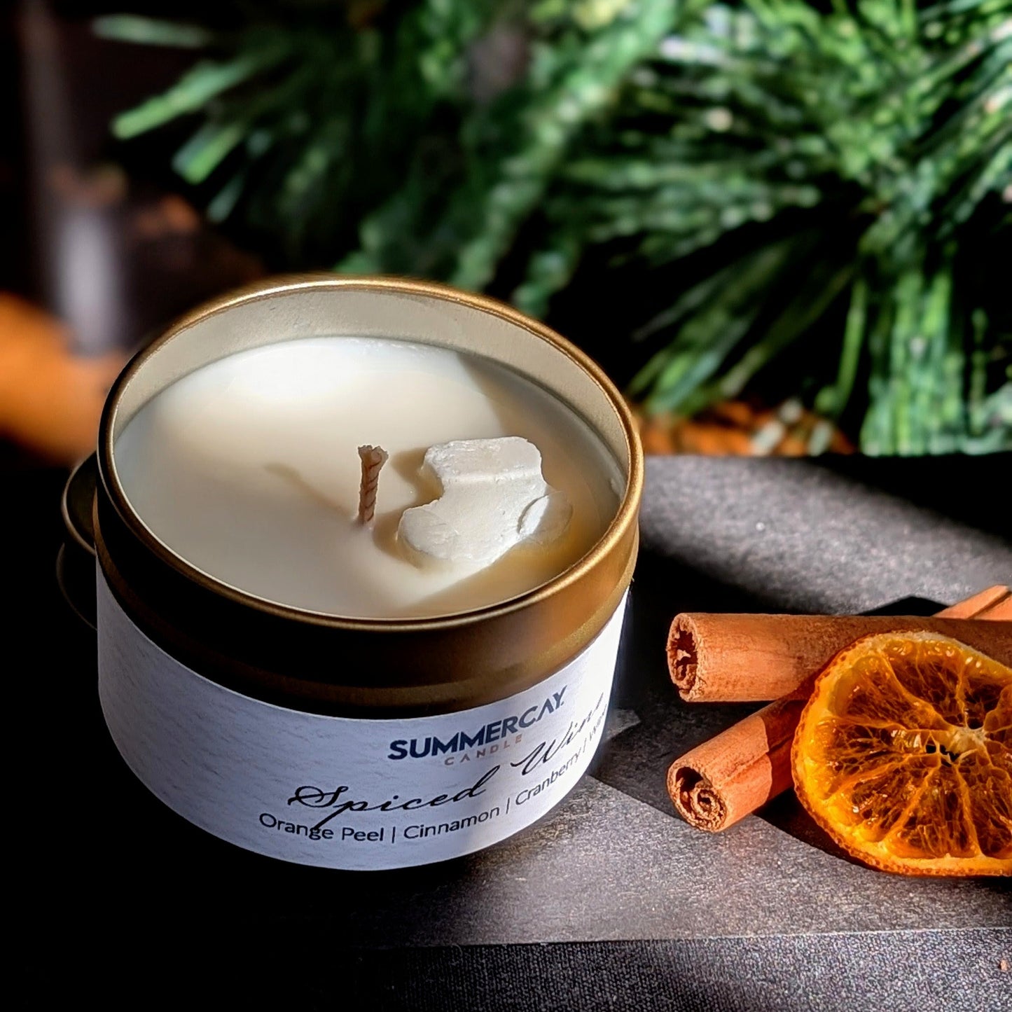 Mini Gold Tin Candle