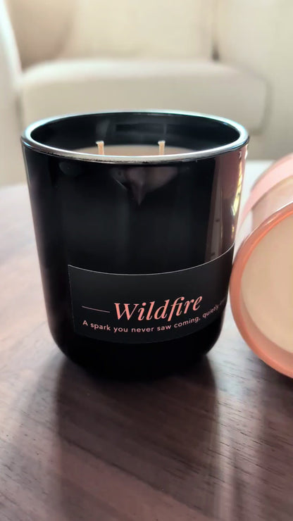 Warmth + Wildfire | Valentines 14oz Soy Candle Duo