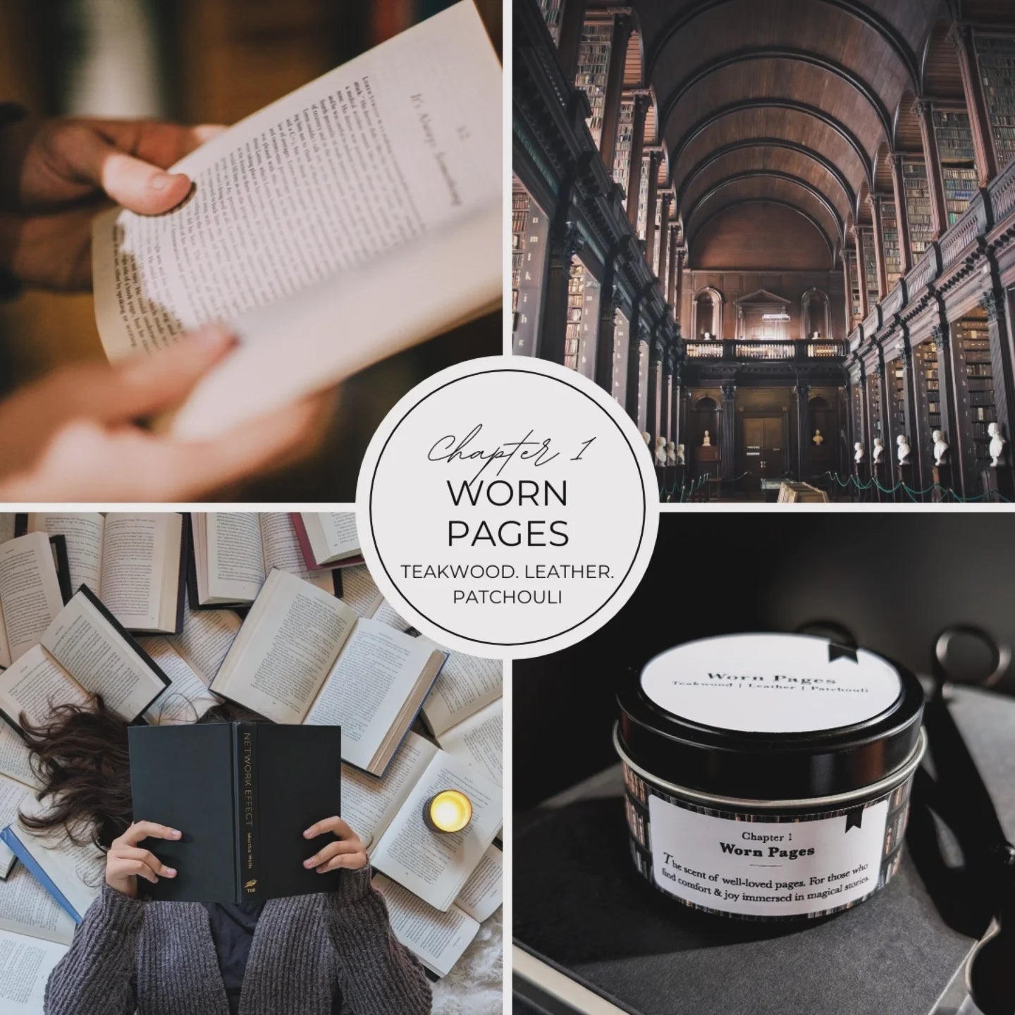 Book Lovers Trio Candle Gift Set | A Cozy Reading Experience