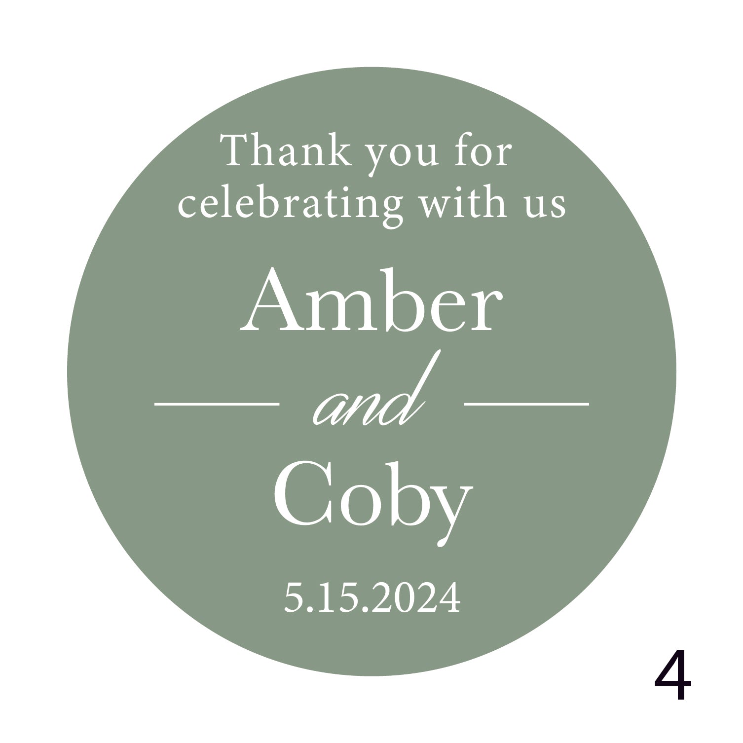 Personalized Wedding Favors - SummerCay Candle