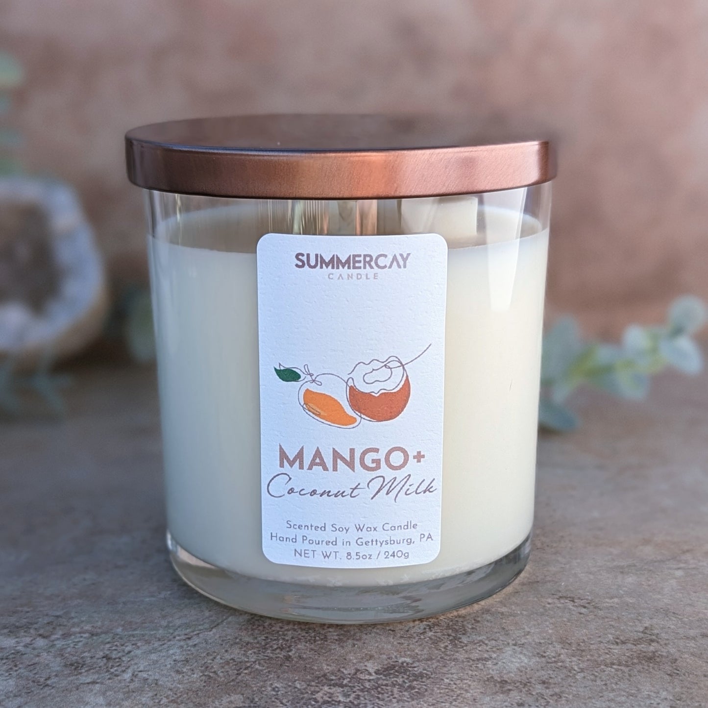 Mango + Coconut Milk Candle - SummerCay Candle