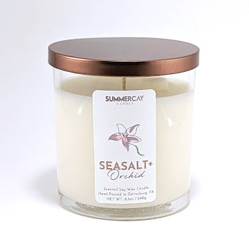 Sea Salt + Orchid Candle - SummerCay Candle